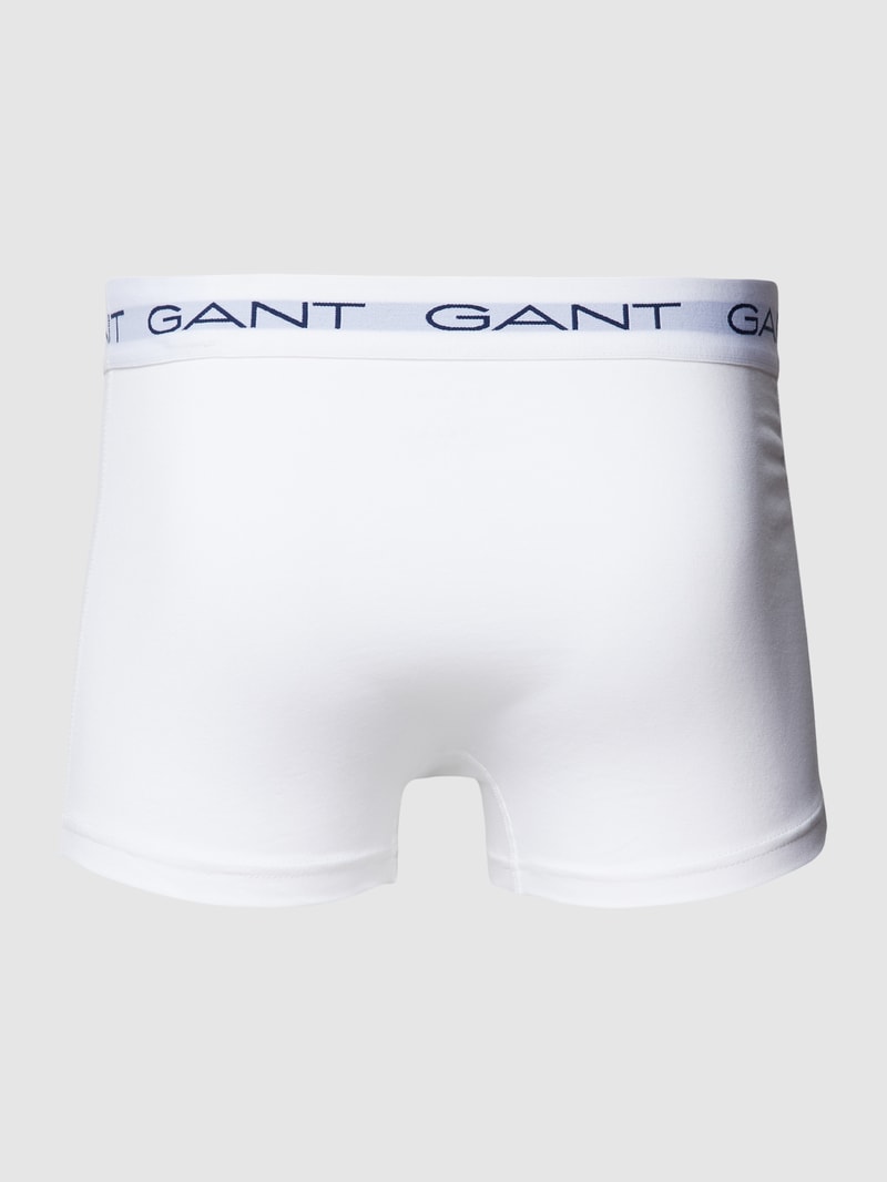 Trunks mit elastischem Logo-Bund im 3er-Pack in weiß