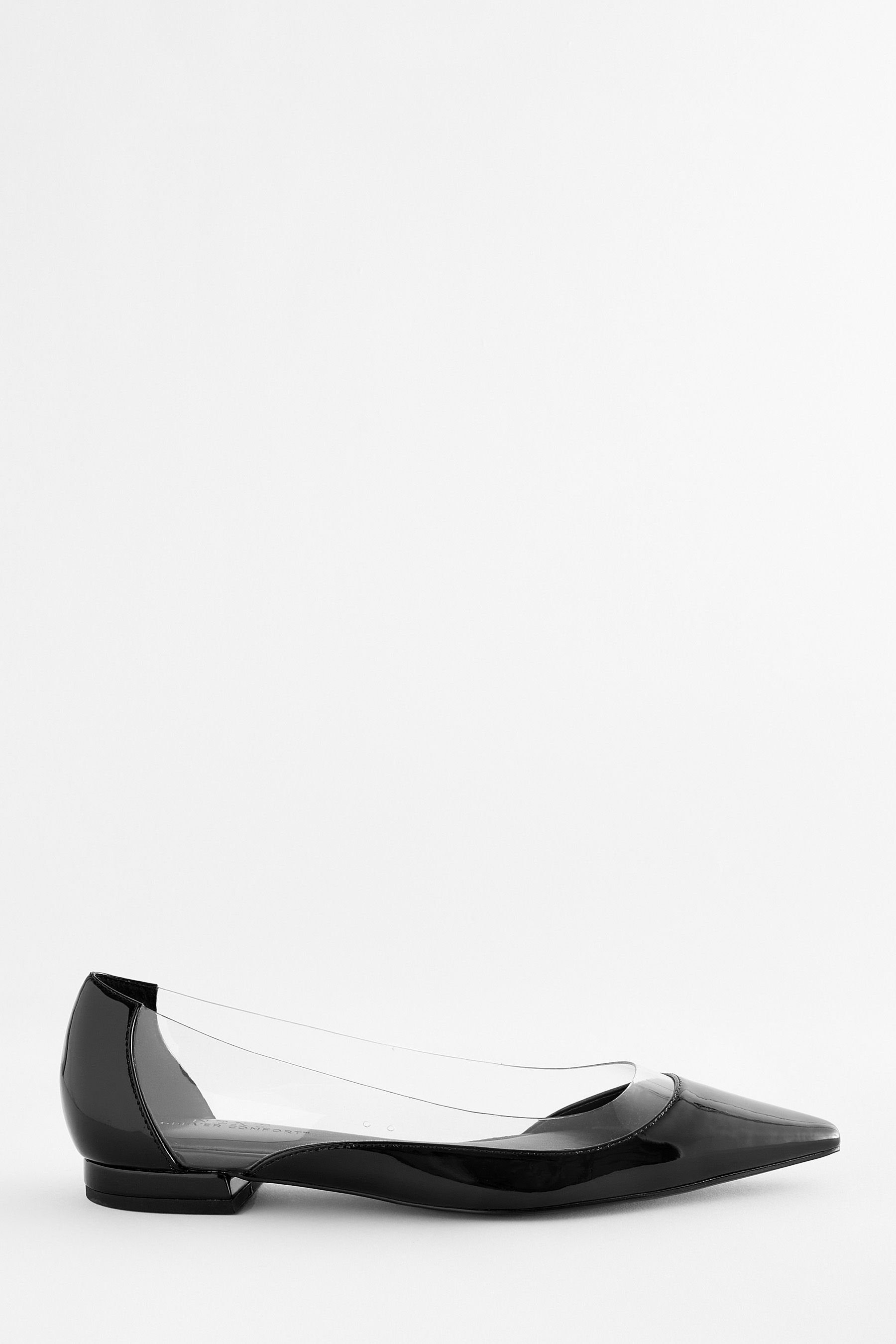 Next Forever Comfort® Spitze, flache Vinyl-Ballerinas Ballerina (1-tlg)