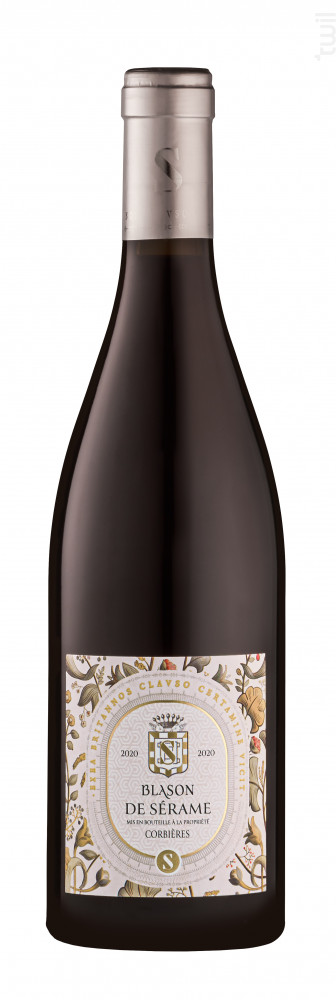Blason de Sérame Famille D'exéa Vin Rouge●Corbières 2020 75cl