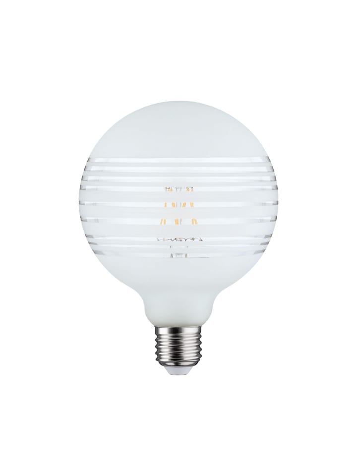 paulmann LED G125 Ringspiegel Weiß matt liniert E27 F günstig kaufen onesize