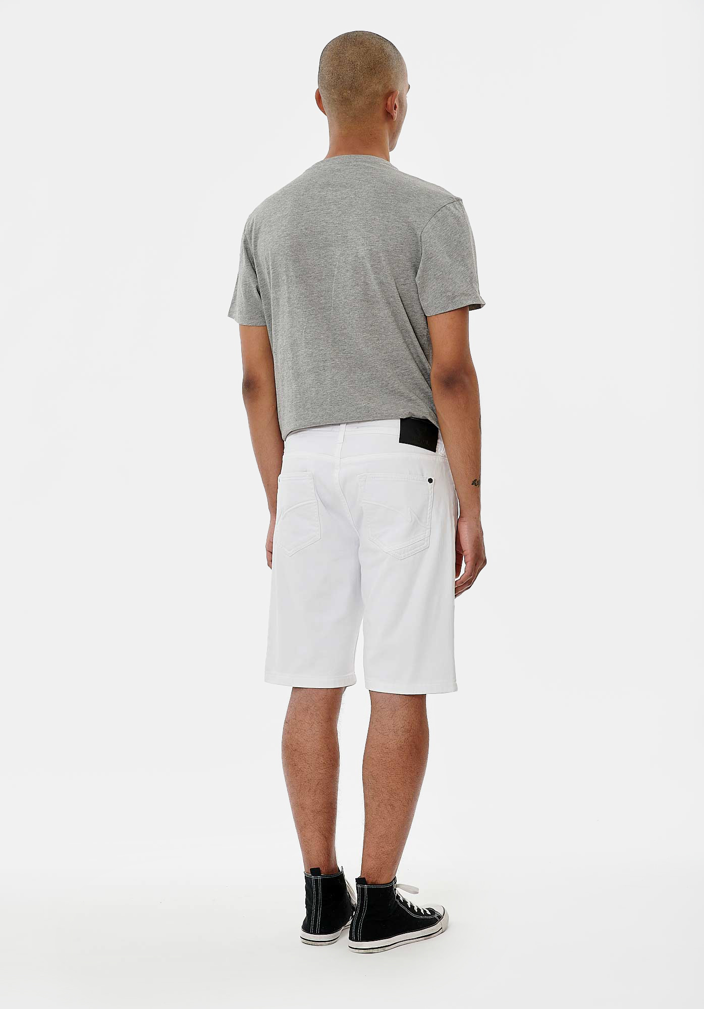 VIXTO  Short straight blanc Homme