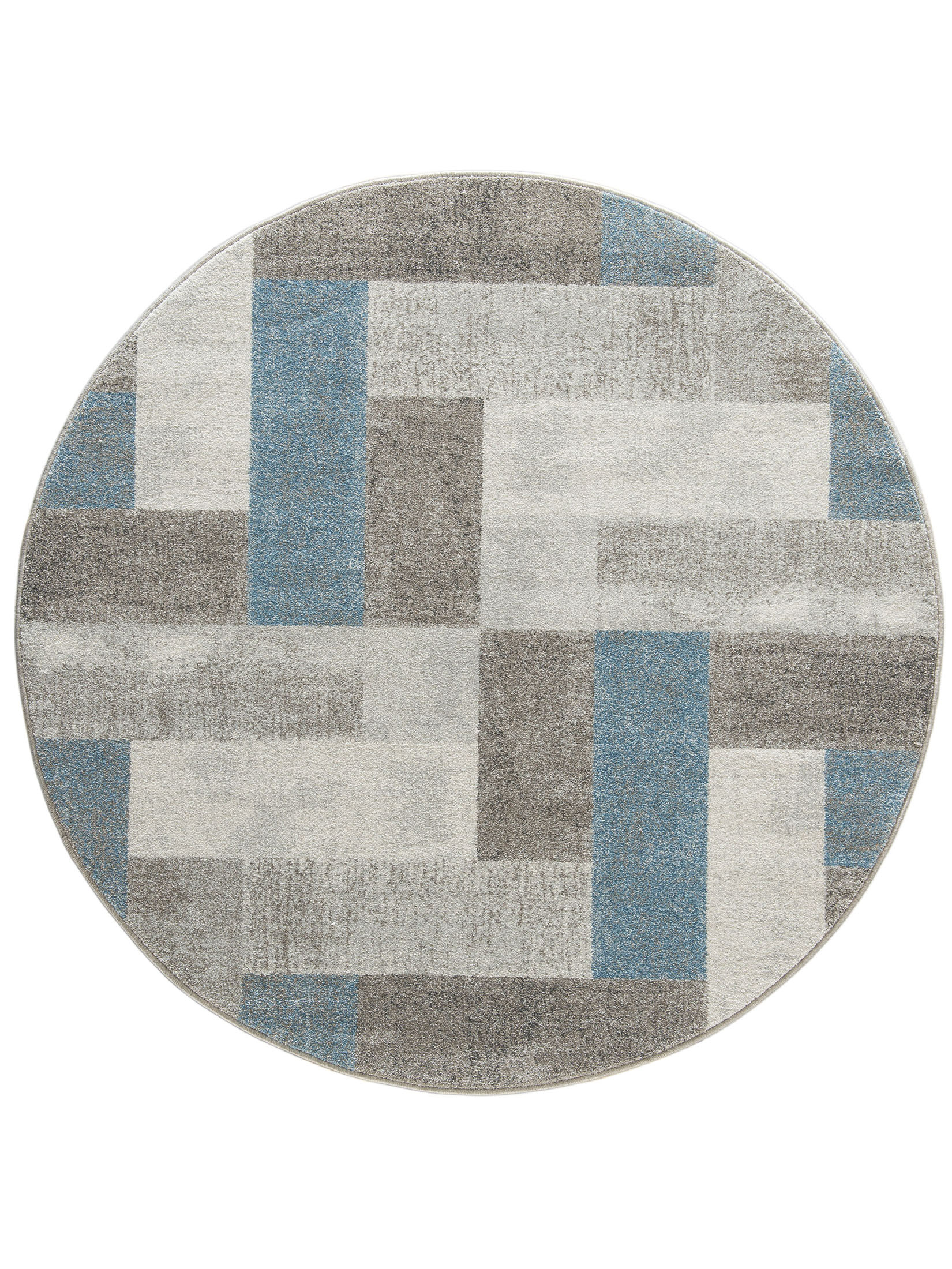 Urban Maze Moderner Teppich, Blue Avenue