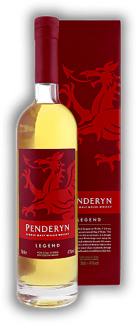 Penderyn Legend Single Malt Whisky 41% Penderyn Legend Single Malt Whisky 41% Wunderbar ausgewogen, sanft, süß und fruchtig. 0,7	 Liter - Vol 41%