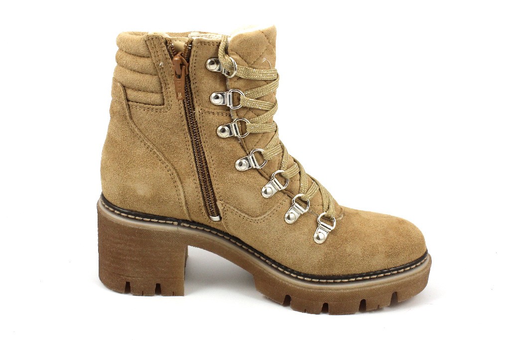TAMARIS Schnür-Stiefeletten beige