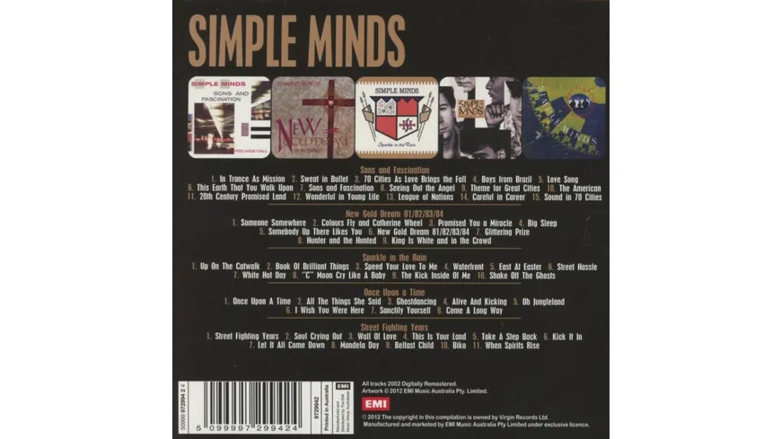 5 Album Set (Sons And Fascination/New Gold