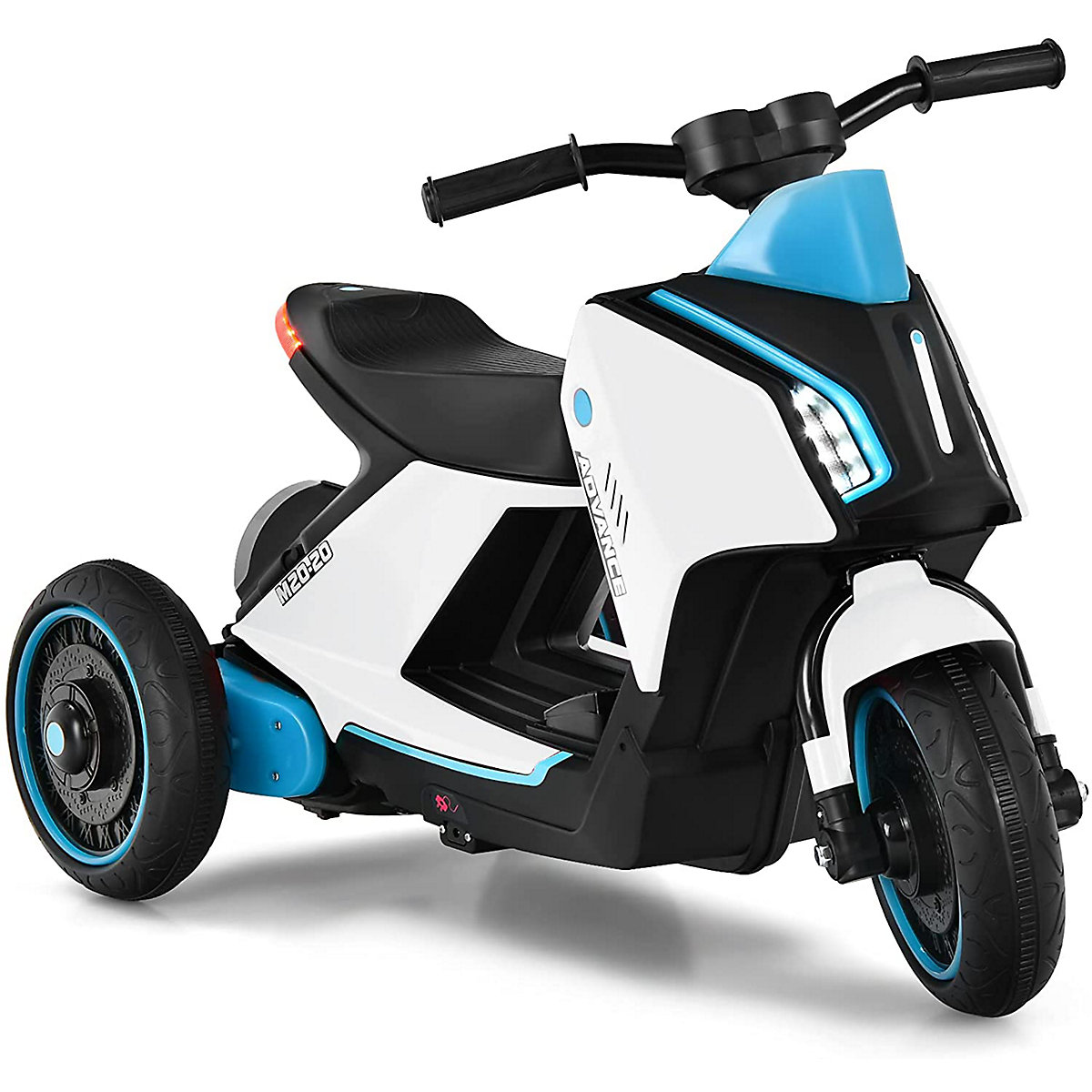 Motorrad Dreirädrig mit Scheinwerfer&Rücklicht