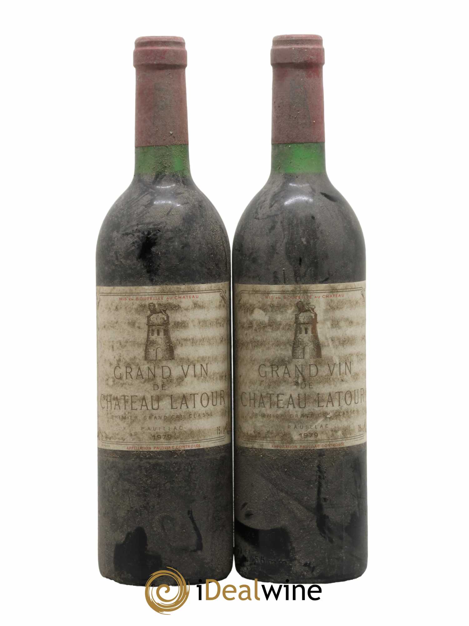 Château Latour 1er Grand Cru Classé  1979 - Lot de 2 Bouteilles