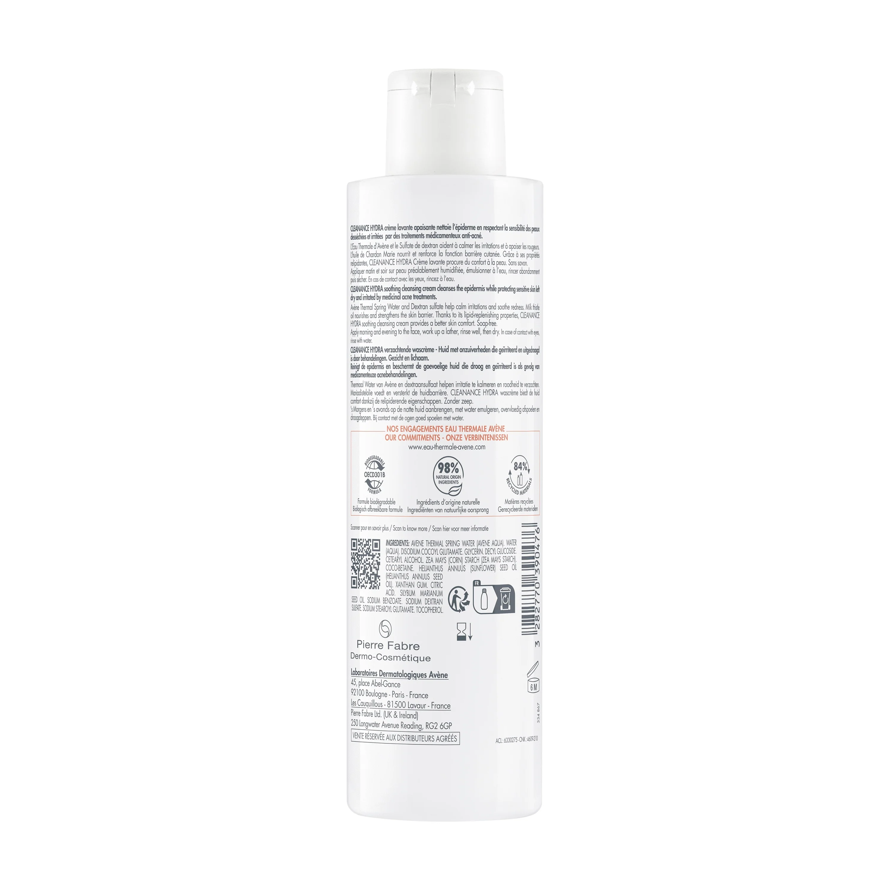Cleanance Cleanance HYDRA umirujuća krema za čišćenje - Krema za čišćenje lica