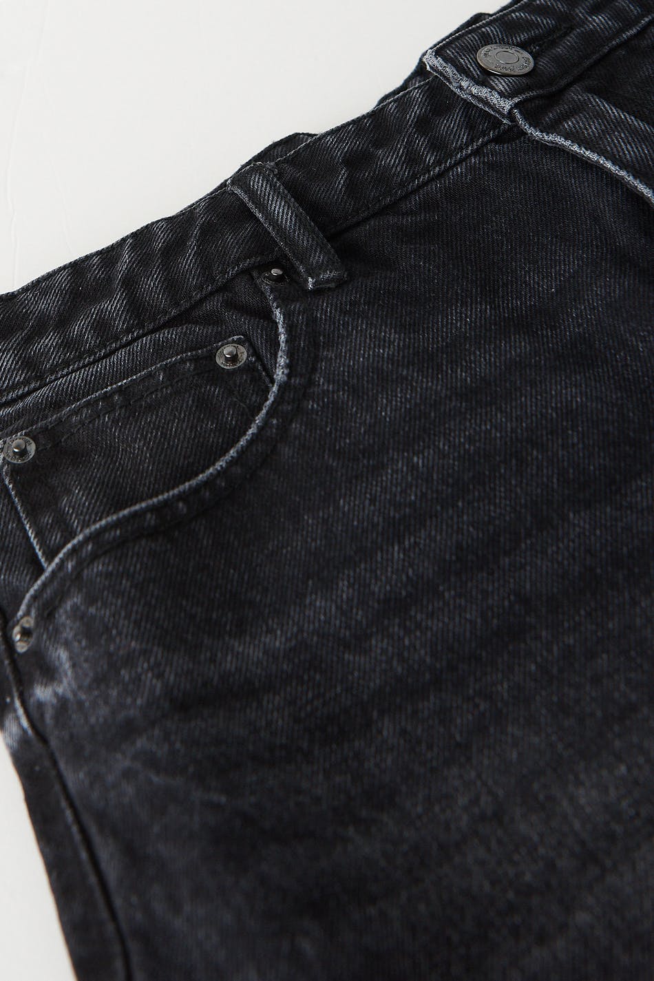 I&e low denim shorts