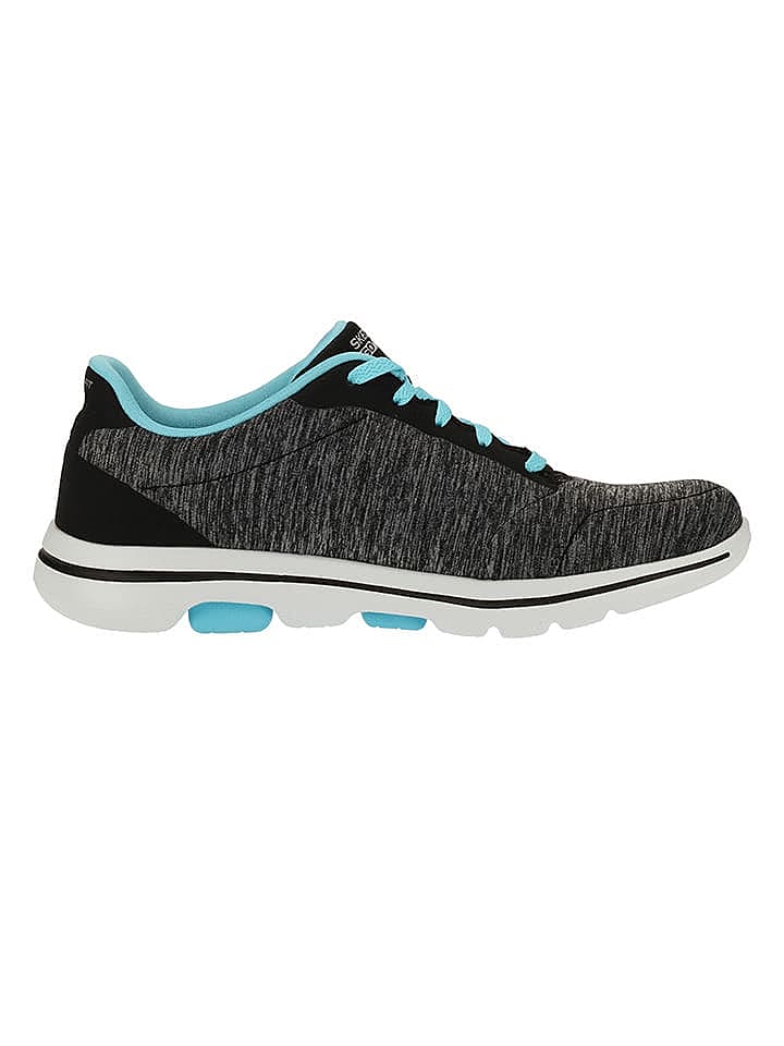 Skechers Sneakers in Schwarz/ Hellblau günstig kaufen 38