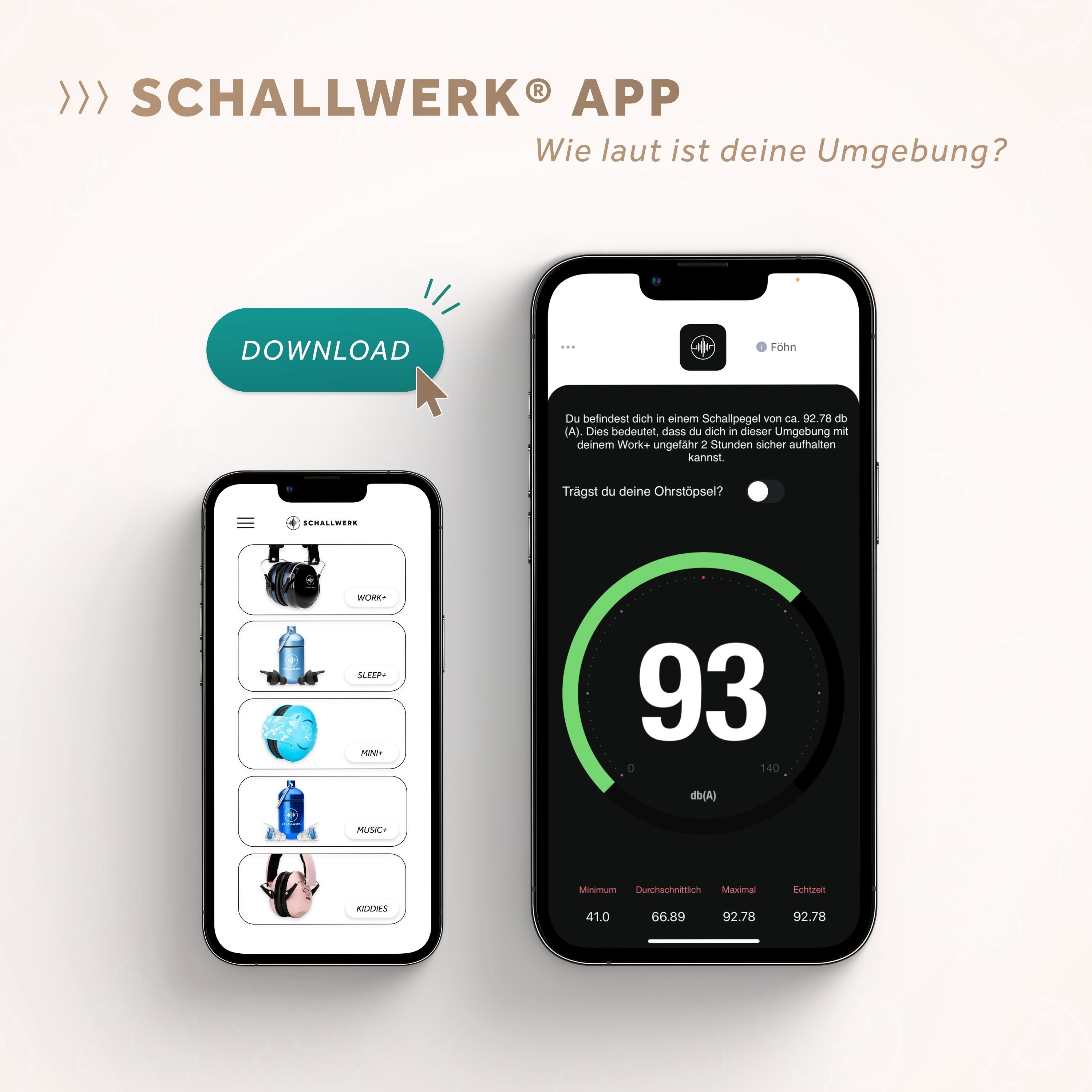 Schallwerk Kapselgehörschutz Schallwerk® Mini+ Gehörschutz für Kinder – Kapselgehörschutz Kleinkind