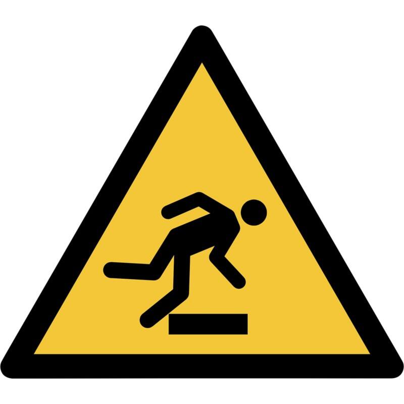 Djois Warnschild Warnung vor Hindernissen auf dem Boden Klebstoff, einschraubbar PP (Polypropylen) 30 (B) x 0,14 (H) cm 3 Stück