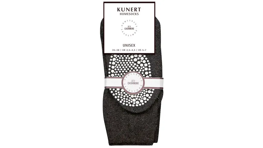 KUNERT Damen Homesocken HOMESOCKS mit ABS schwarz