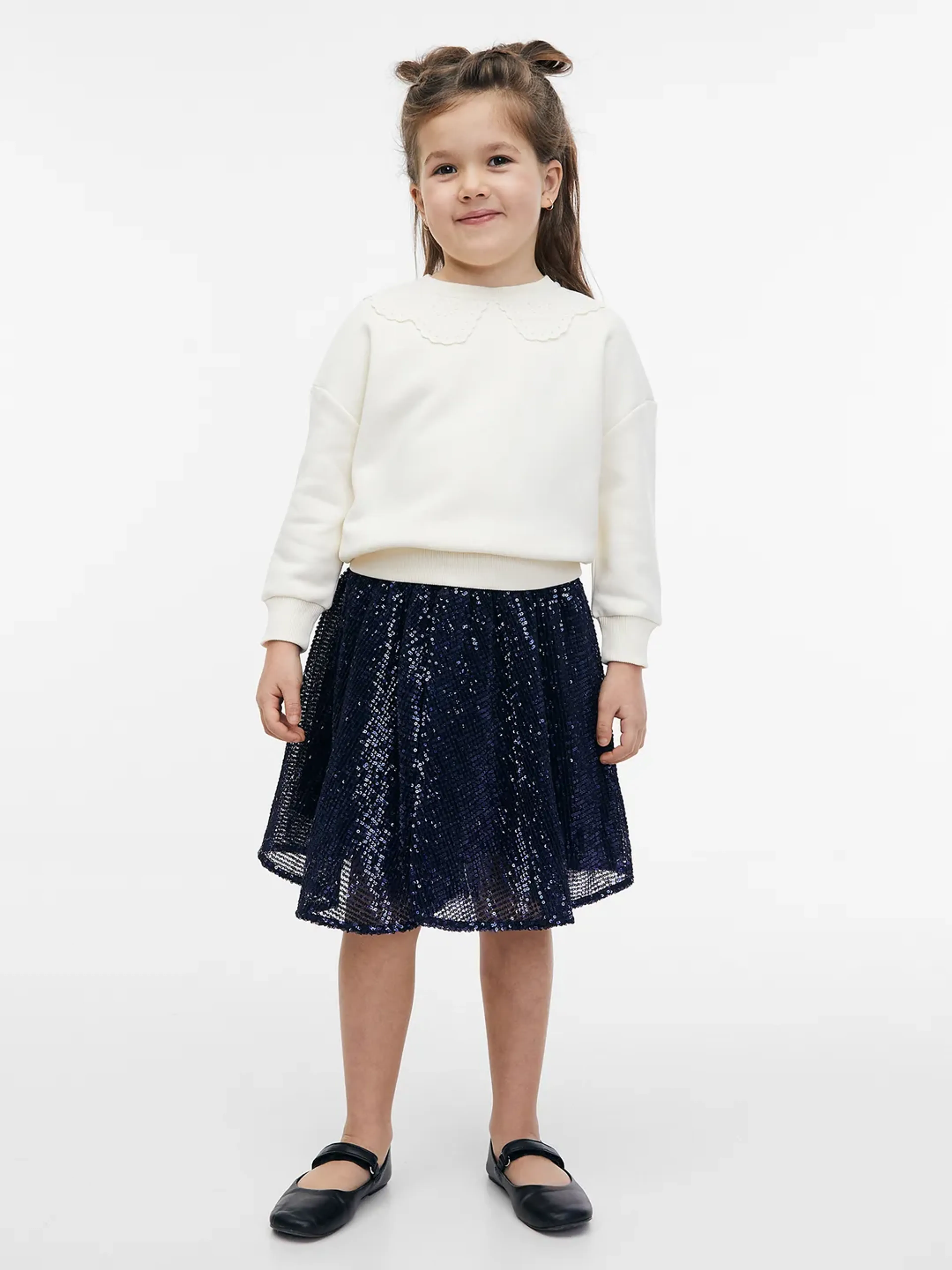 Cremefarbenes Mädchen-Sweatshirt ORSAY