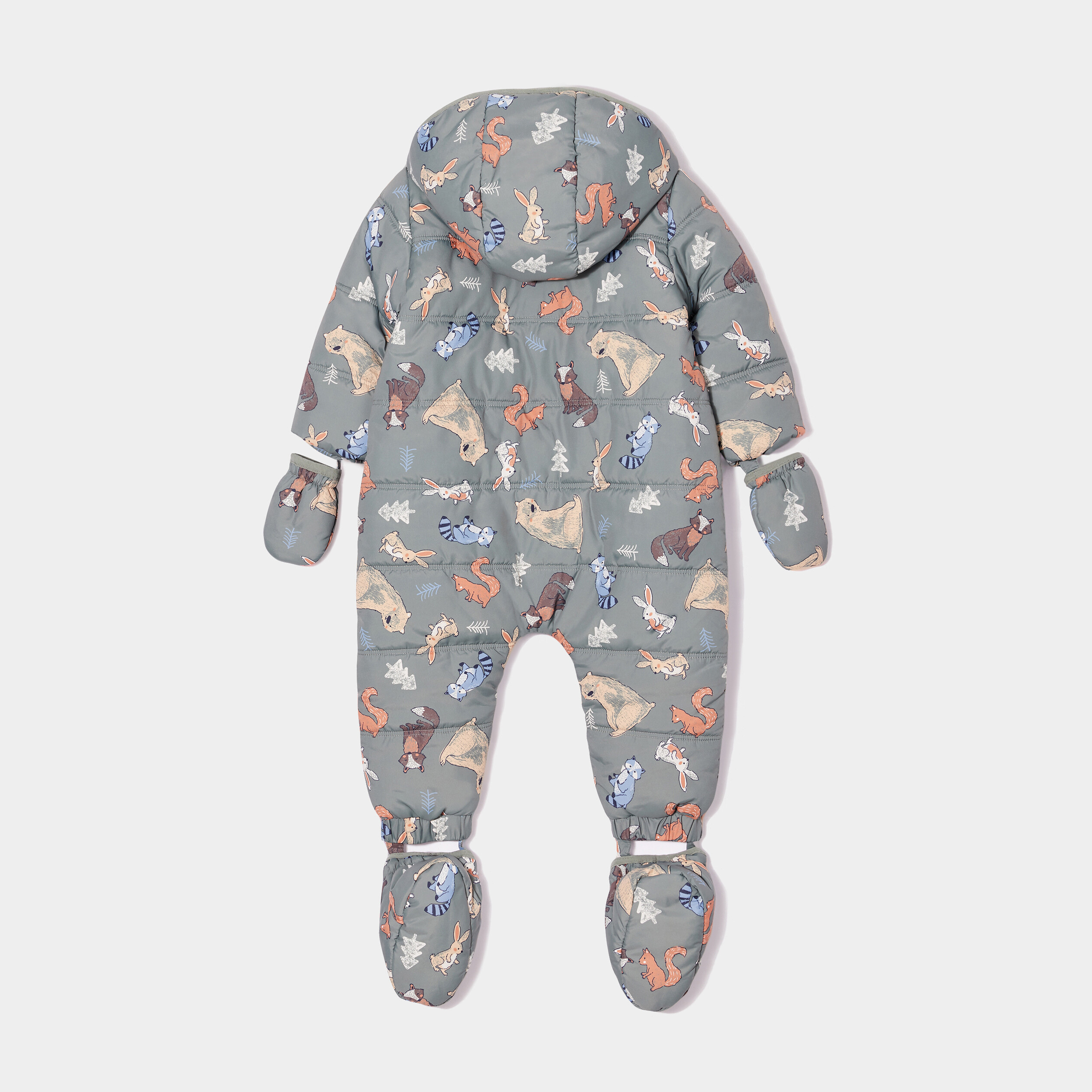 Combinaison pilote à capuche Creeks vert kaki bébé garçon | La Halle