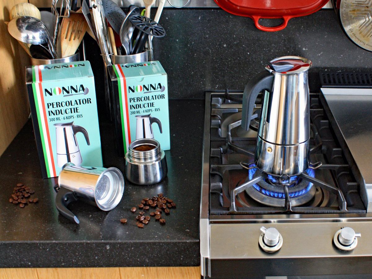 Nonna Induktion 2 Tassen Kaffeemaschine