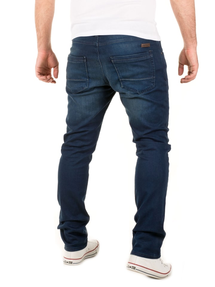 WOTEGA Jogginghose in Jeans-Optik in Dunkelblau günstig kaufen