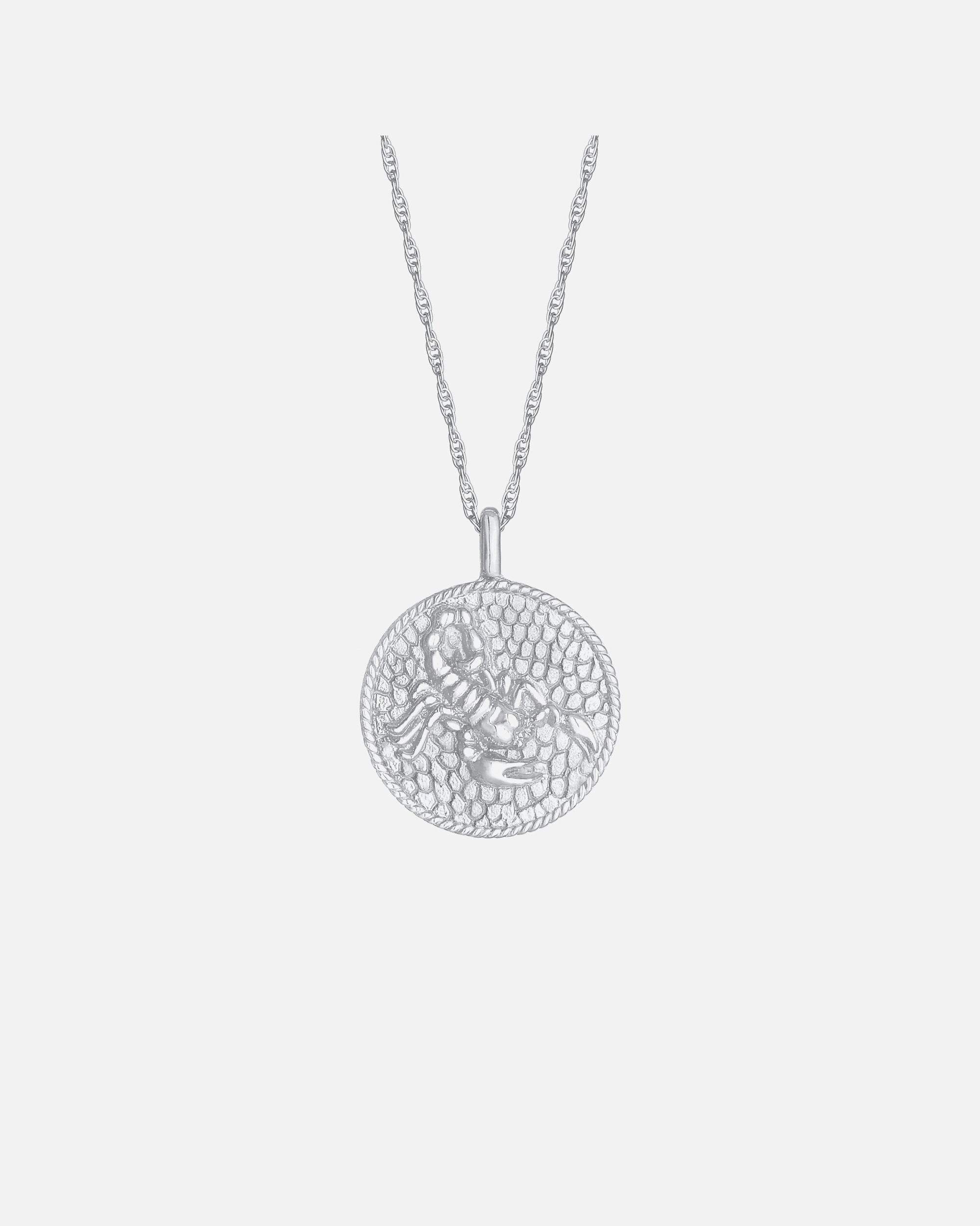 Moneta zodiacale Elli da donna Scorpione Astro Antique Trend in argento sterling 925