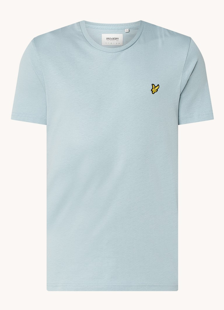Tricou Lyle & Scott din bumbac organic cu logo.