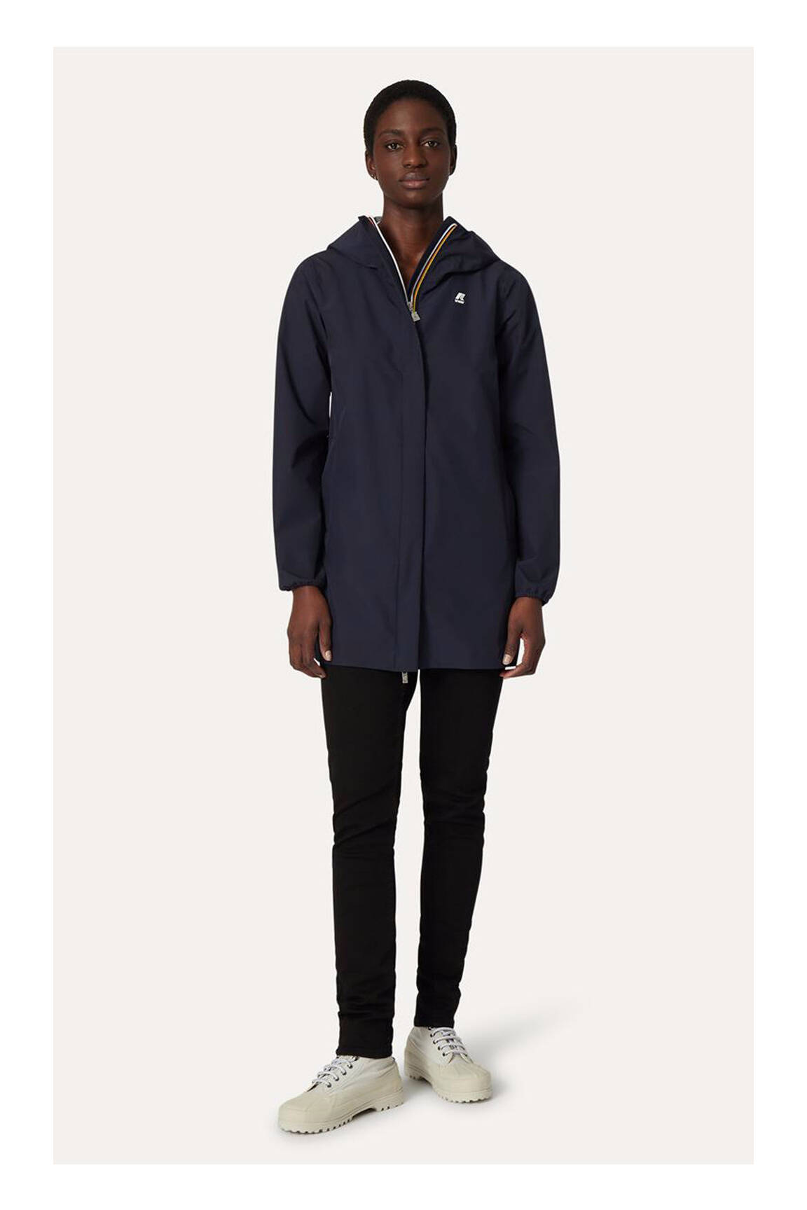K Way Impermeables Trenchs Femme couleur bleu