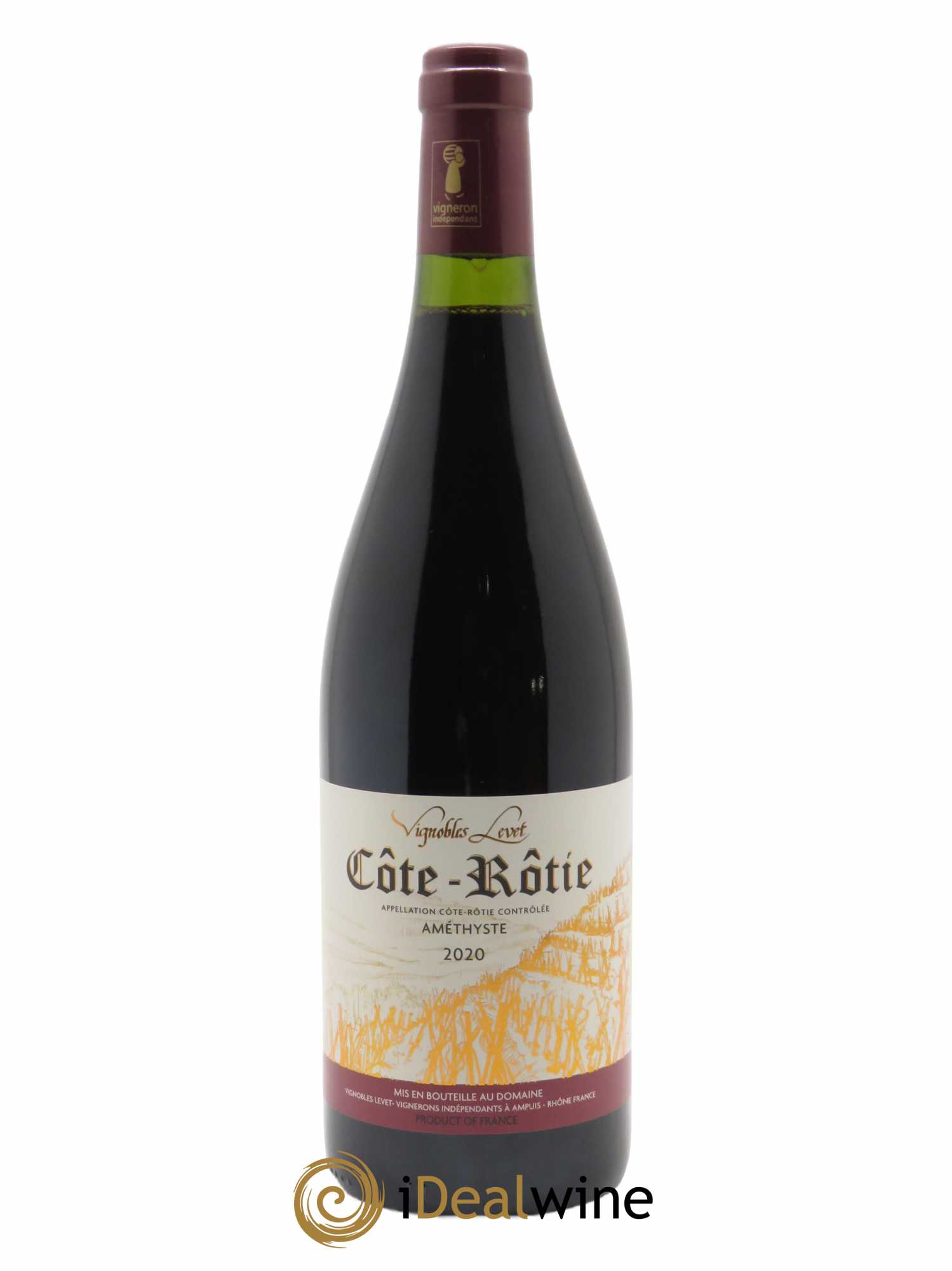 Côte-Rôtie Améthyste Vignobles Levet  2020 - Lot de 1 Bouteille