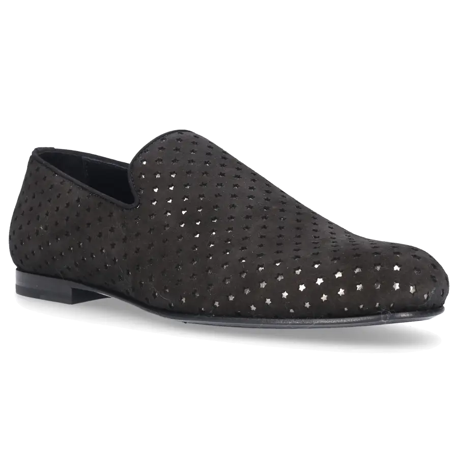 Jimmy Choo - Loafer SLOANE Veloursleder - schwarz