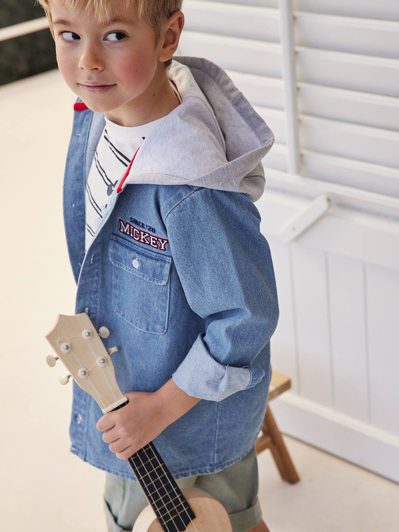 Mickey Kinder Hemdjacke Disney MICKY MAUS - blau
