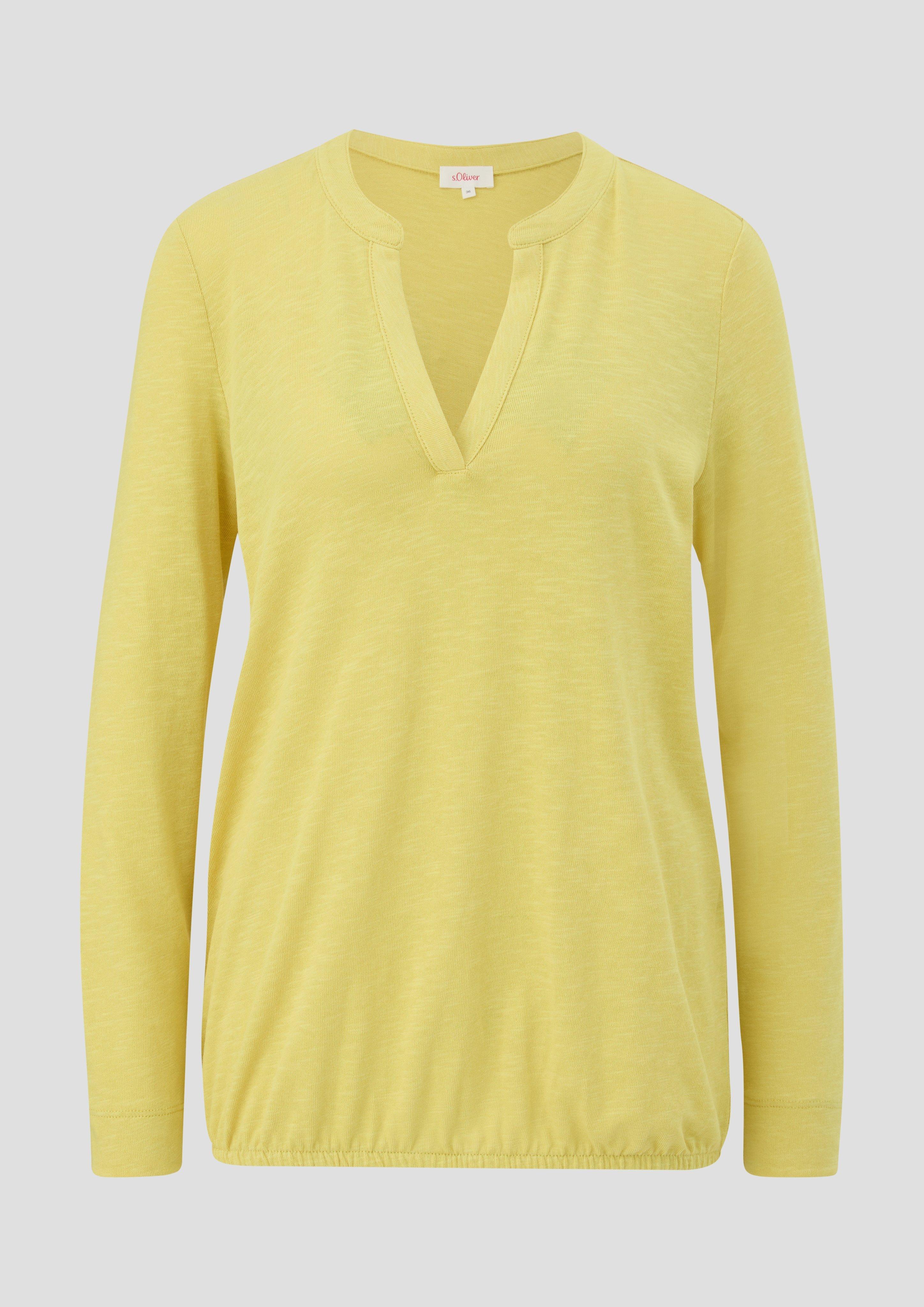 Longsleeve mit Flammgarnstruktur  2138228-1494