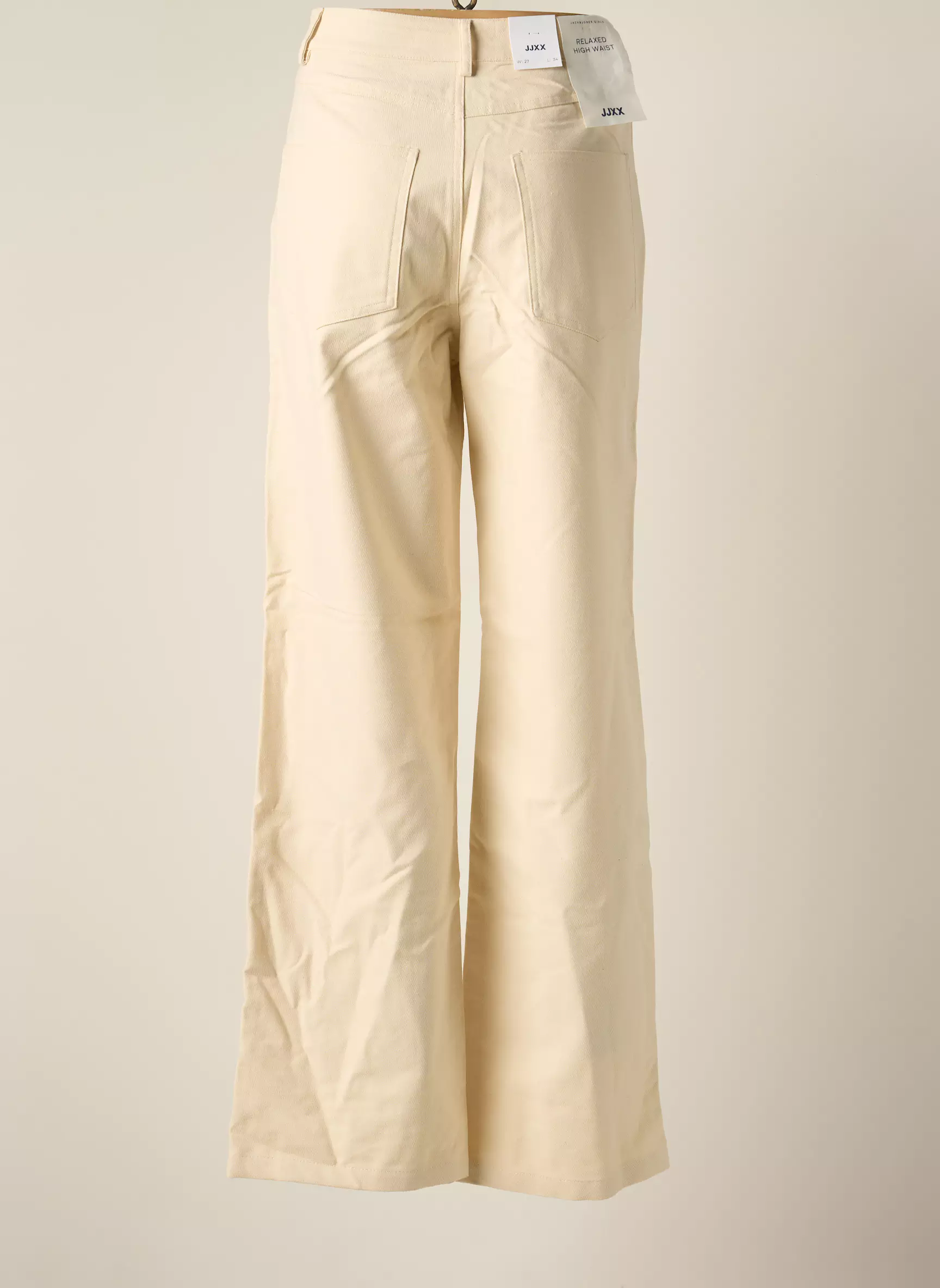 Jjxx Jeans Coupe Large Femme couleur beige