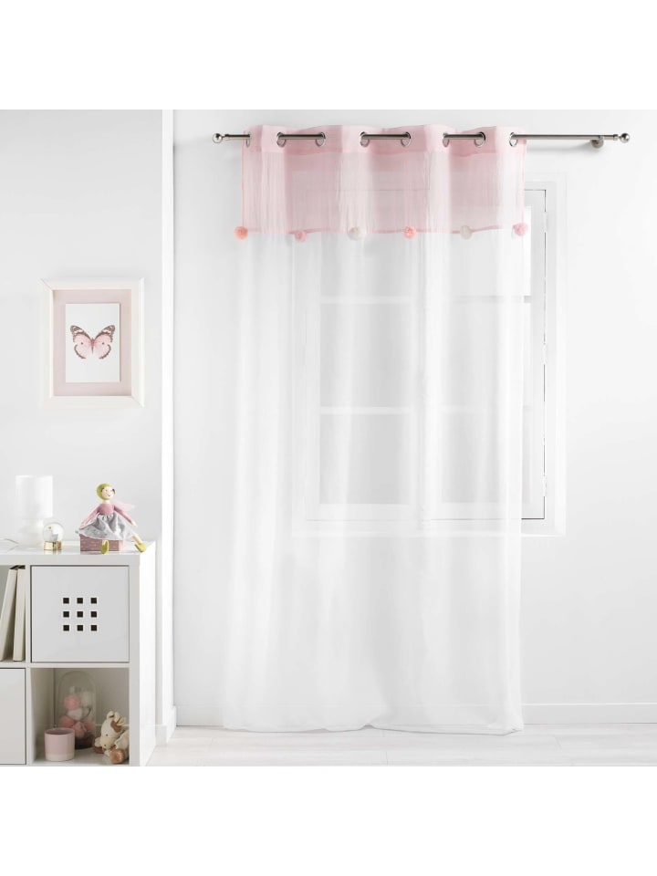 Douceur d’Intérieur Kindergardine in rosa günstig kaufen onesize