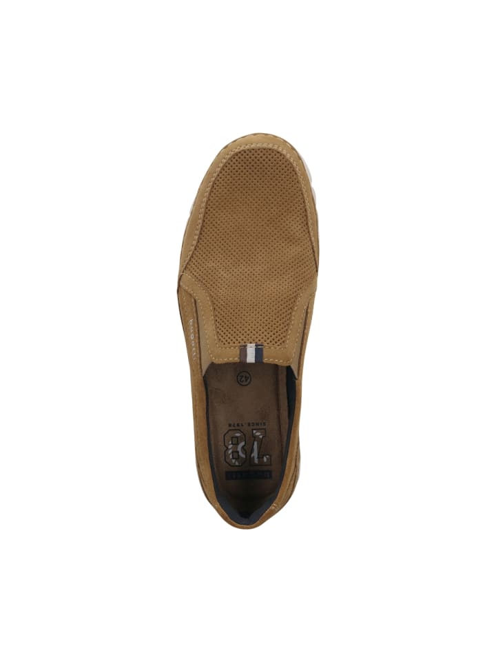 Bugatti Slip on in cognac günstig kaufen