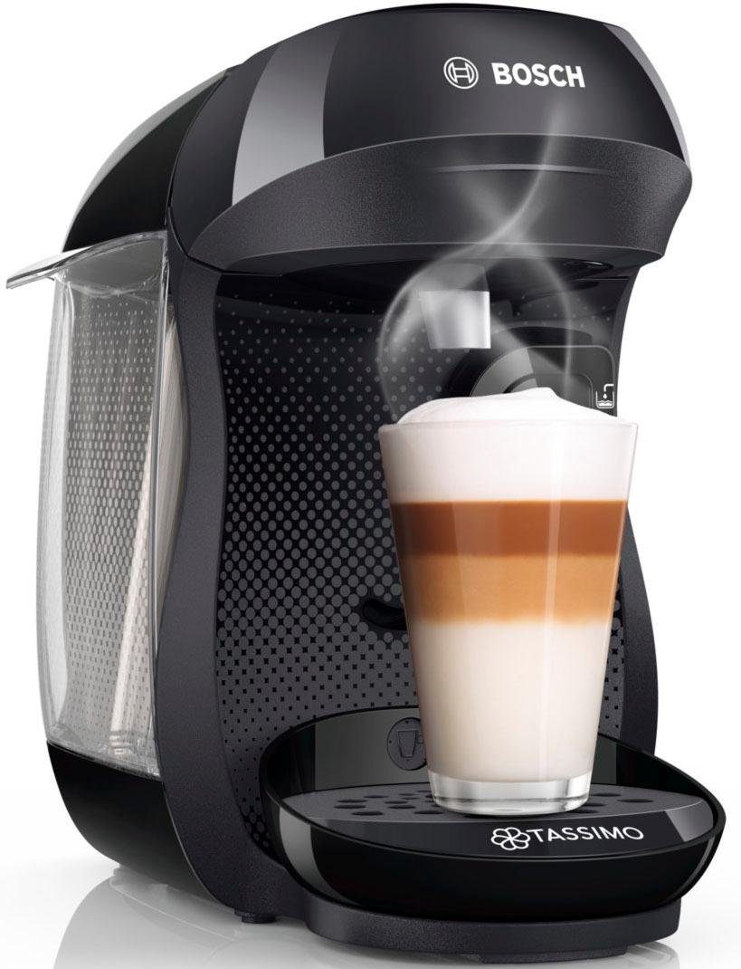 TASSIMO Kapselmaschine HAPPY TAS1002N, 1400 W, vollautomatisch, geeignet für alle Tassen, platzsparend