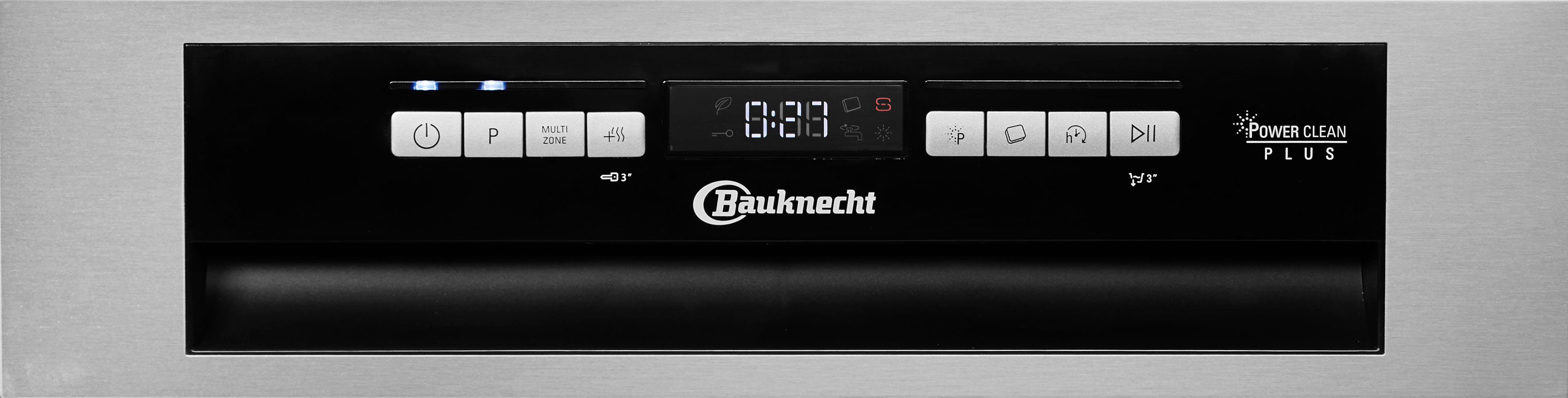 BAUKNECHT teilintegrierbarer Geschirrspüler, BSBO 3O23 PF X (2), 10 Maßgedecke