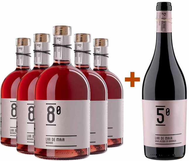 5+1 8º Rosado - Bodega Lar de Maía