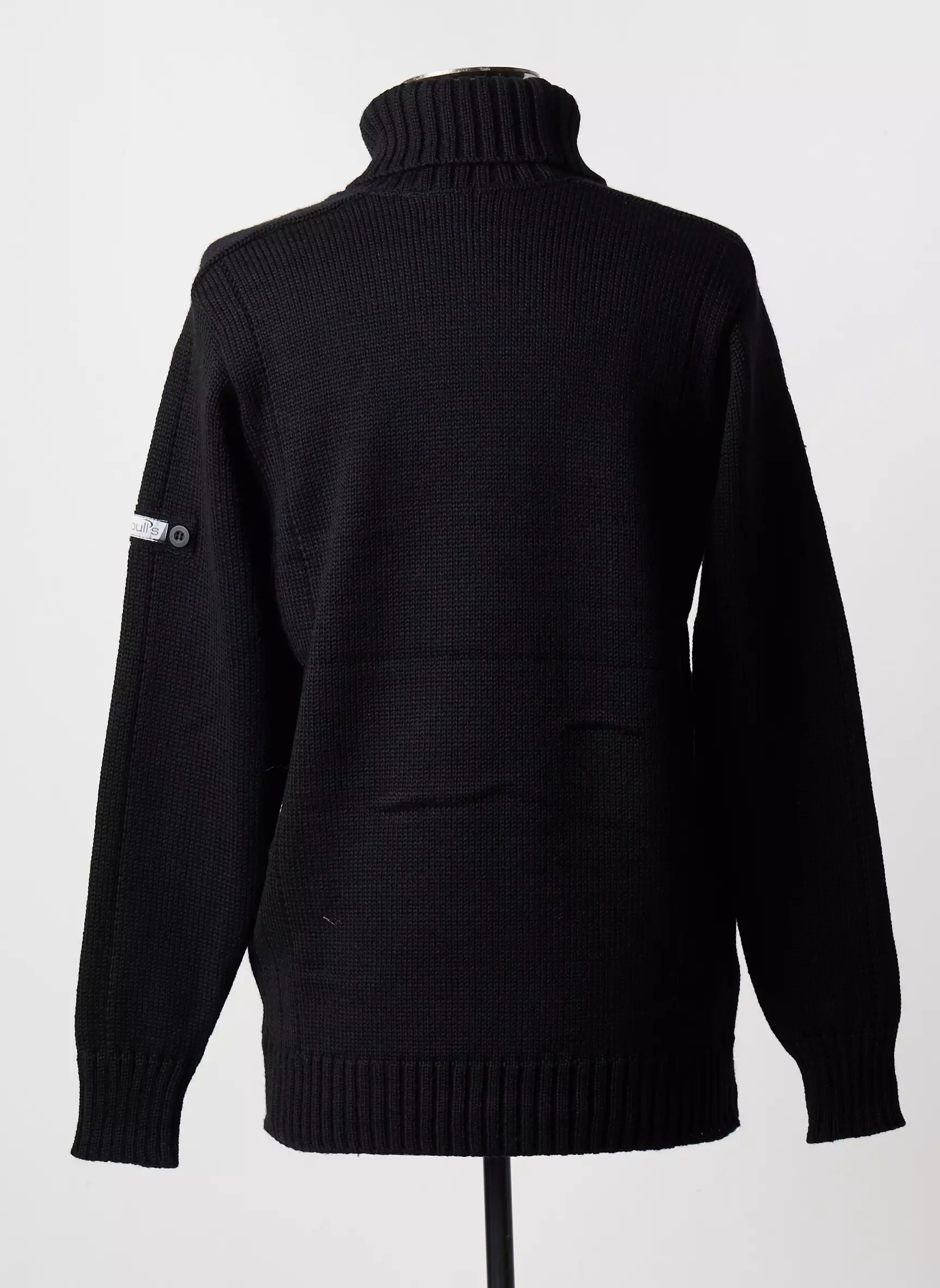 Duger Cols Roules Femme couleur noir