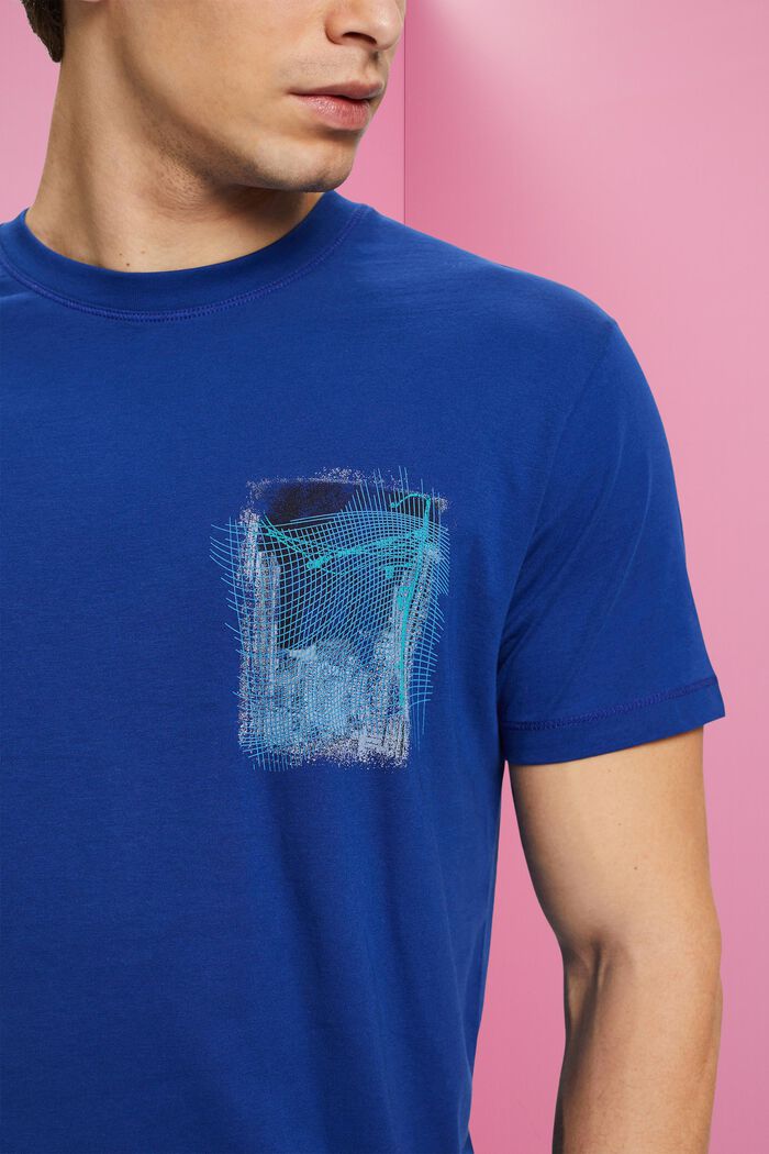 Print-T-Shirt aus nachhaltiger Baumwolle
