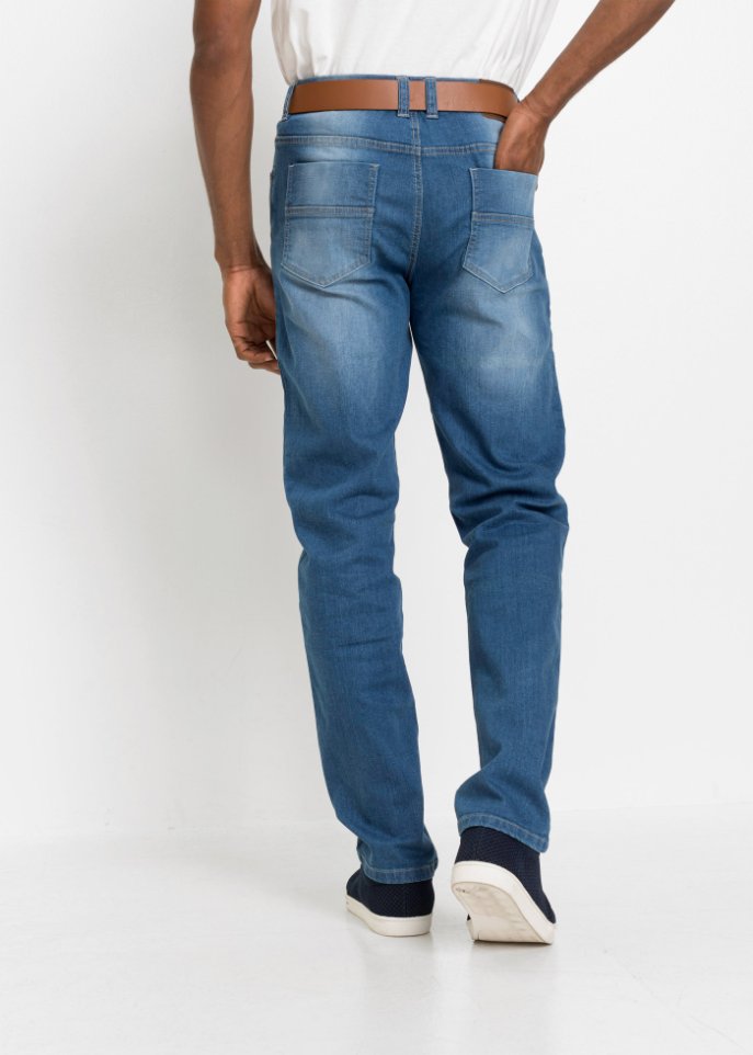 Regular Fit Stretch-Jeans, Straight