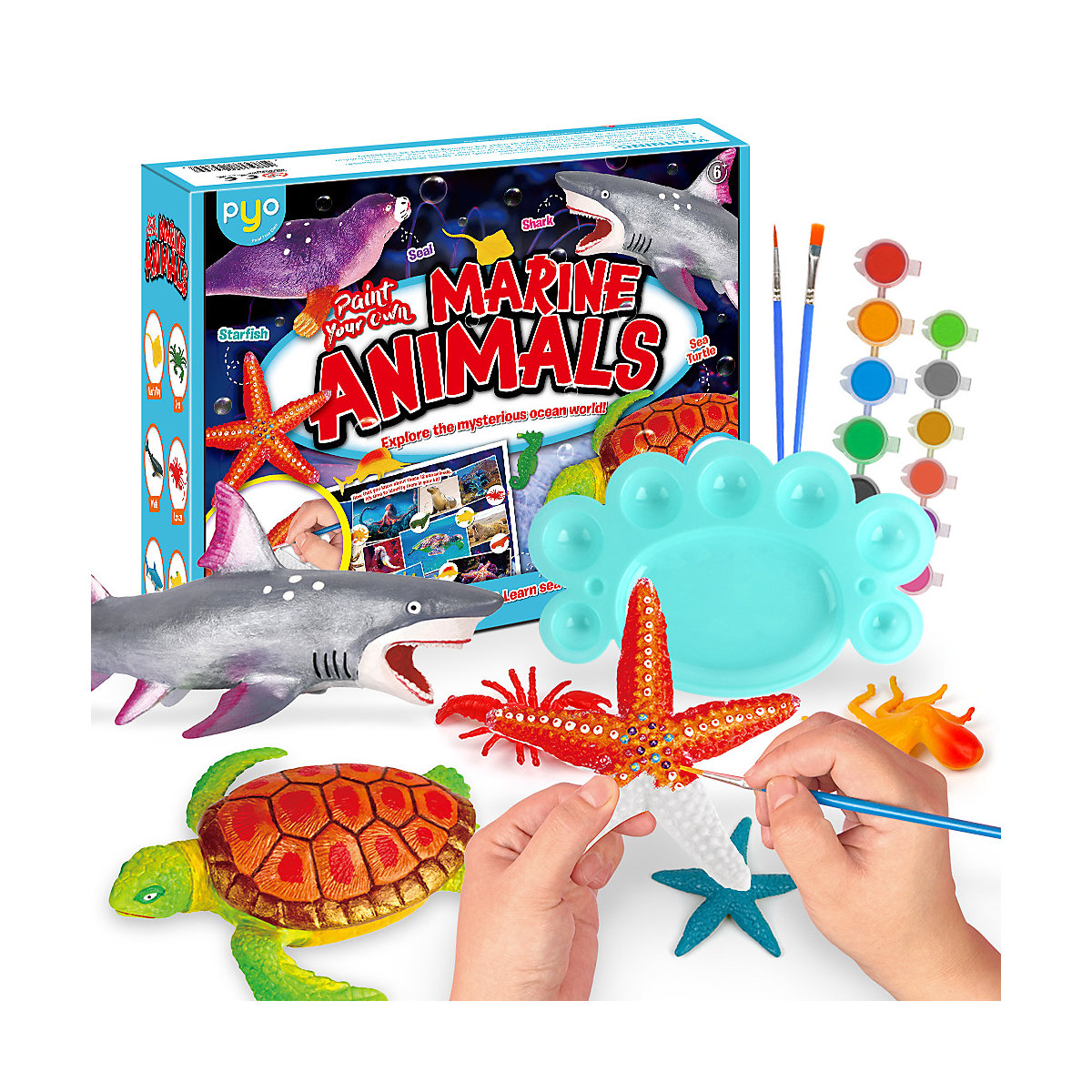 Dinosaurier-Färbeset DIY-Graffiti-gemaltes Spielzeug für Kinder