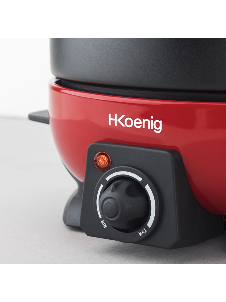HKoenig Elektrisches Fondue ALP1800 in Rot günstig kaufen 1