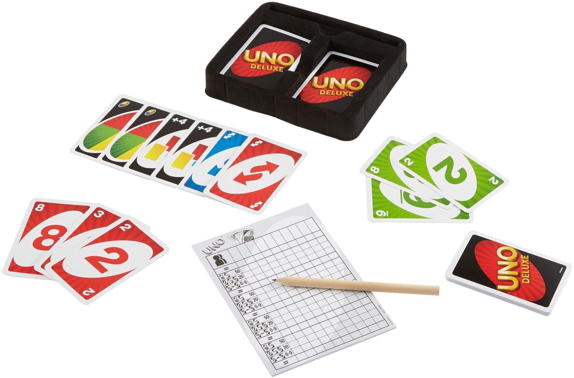 Mattel games Spiel, UNO Deluxe in Metalldose