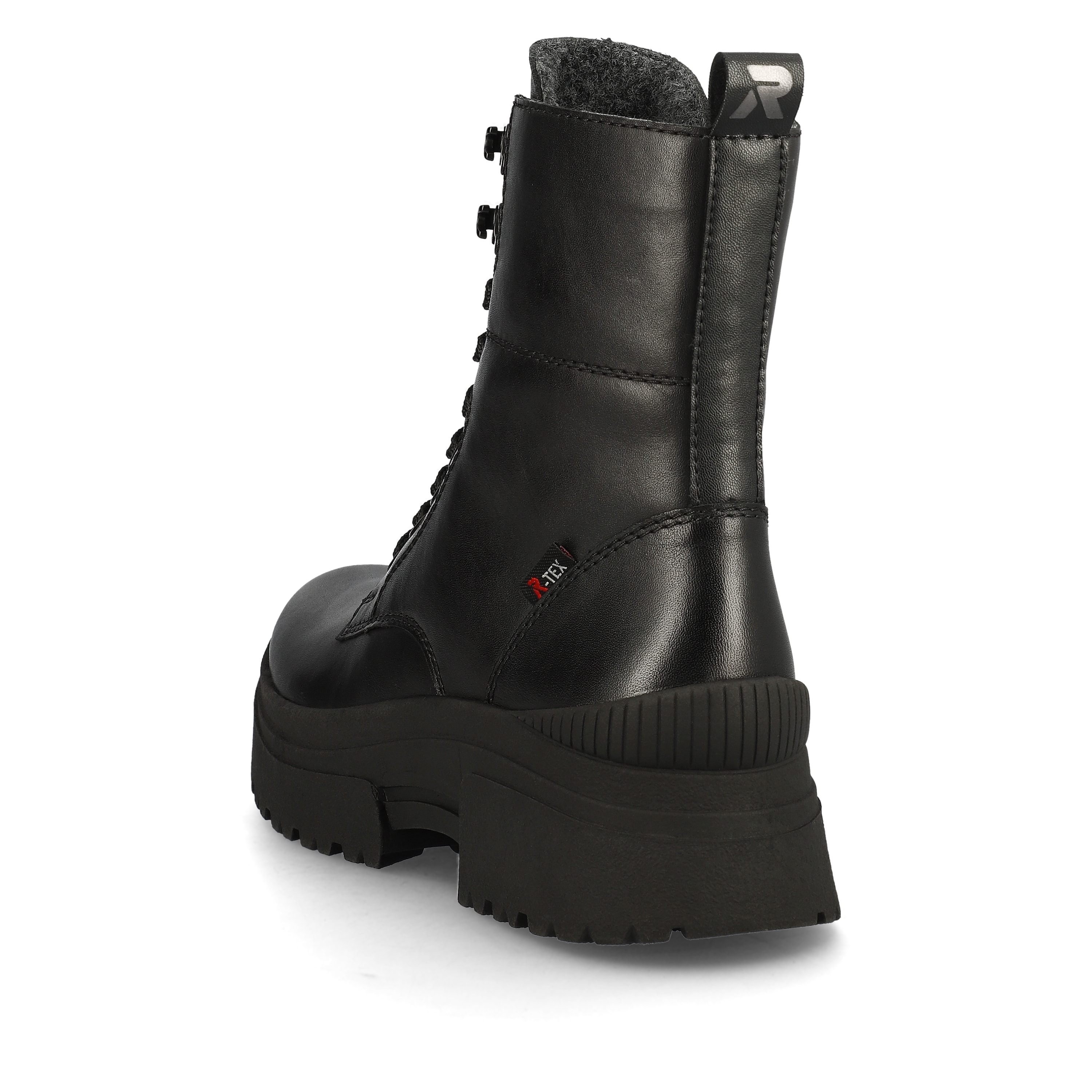 Rieker Damen Schnürstiefel deep black