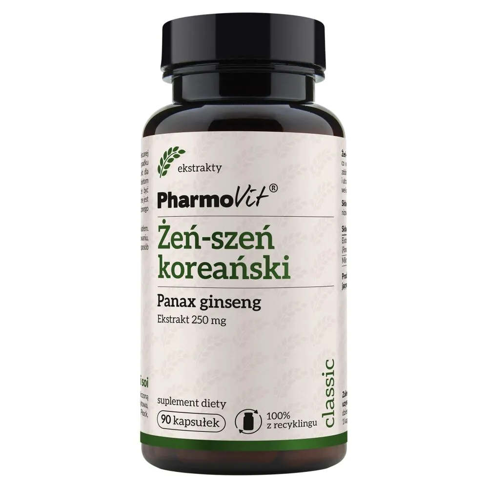 PharmoVit Classic korejski ginseng kapsule od 250 mg