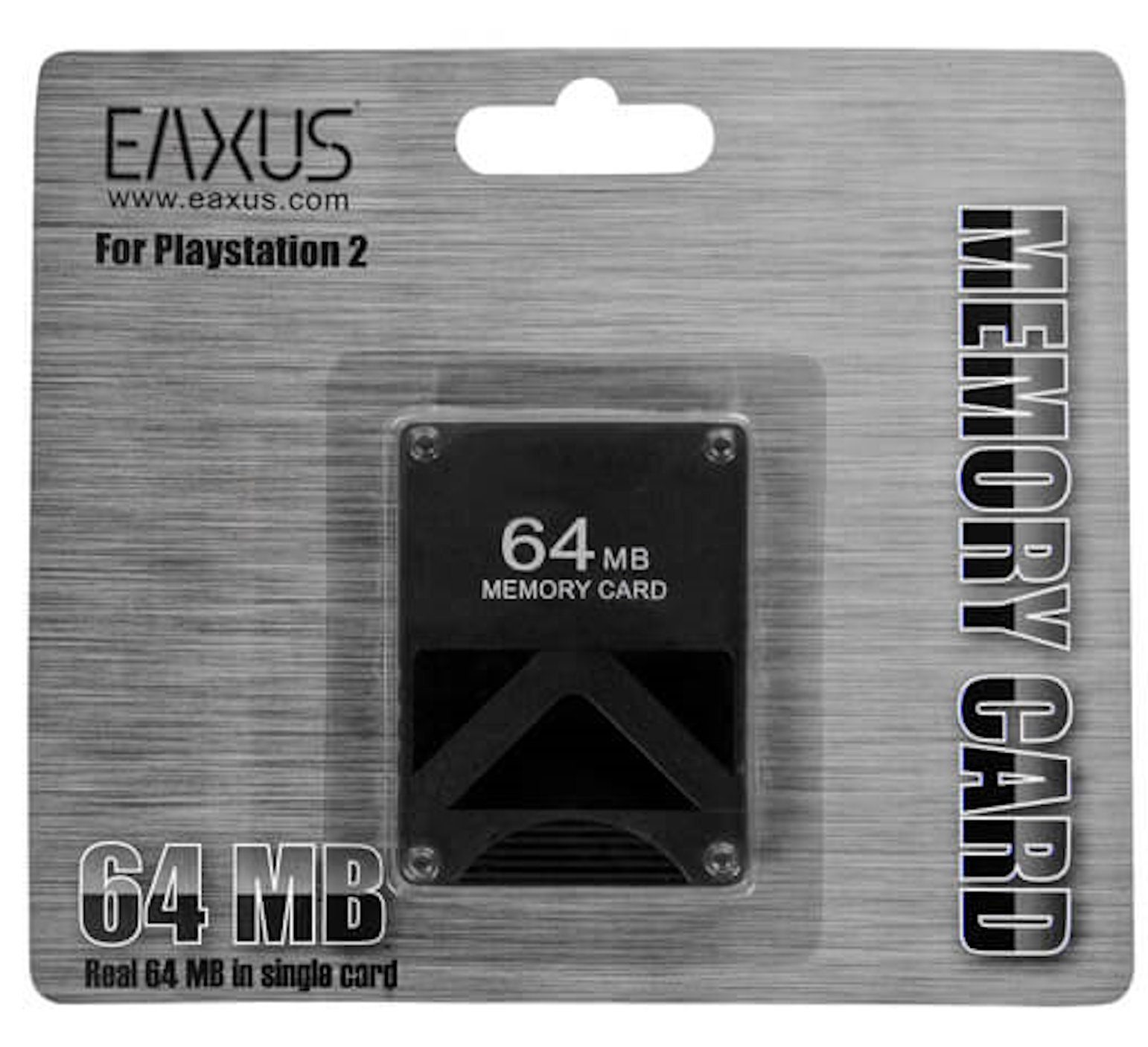 EAXUS Memory Card für PlayStation 2 - Geeignet für PS2 Konsole & Games Speicherkarte (64 MB GB, Zum Speichern Ihrer Spielstände. 8 - 128 MB)