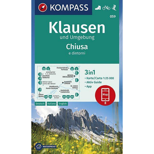 KOMPASS WANDERKARTE KLAUSEN UND UMGEBUNG