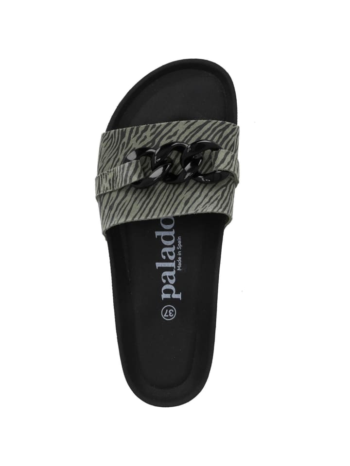 palado Pantoletten in olivina zebra günstig kaufen