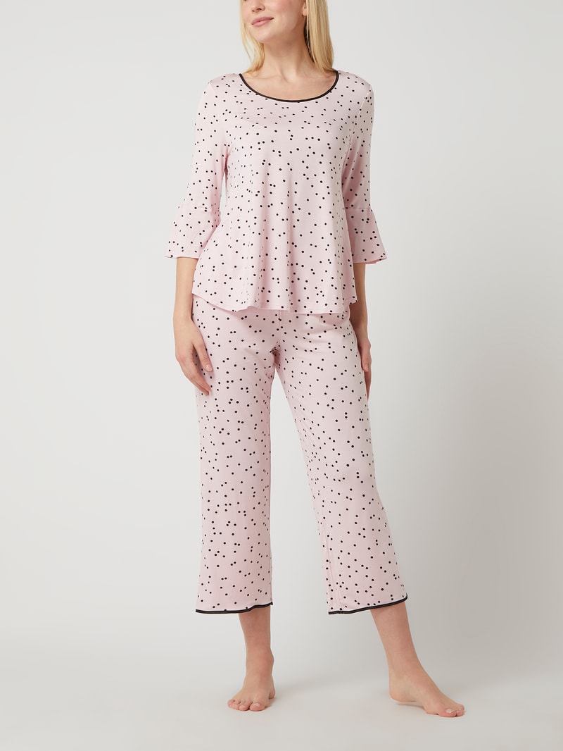 Pyjama mit Stretch-Anteil in hellrosa