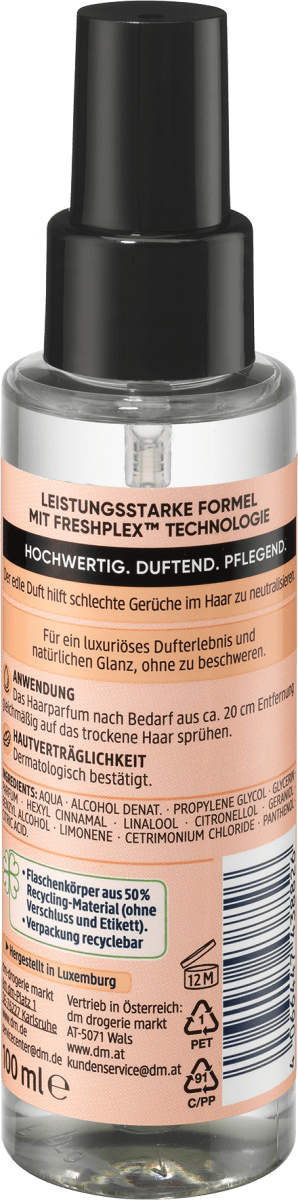 Haarparfum Pure Liberty, 100 ml