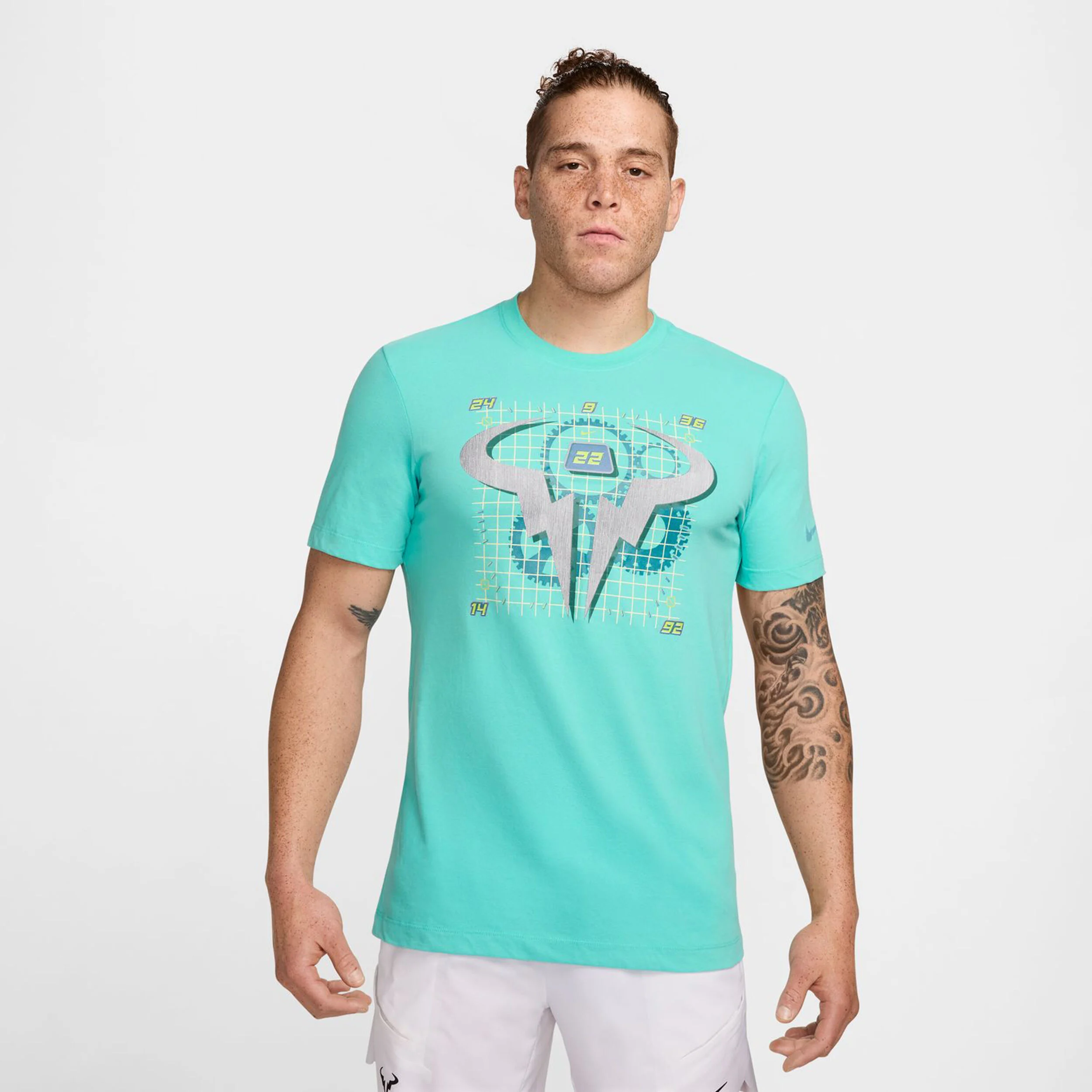 Dri-Fit RN OC T-Shirt Herren - Türkis, Mehrfarbig