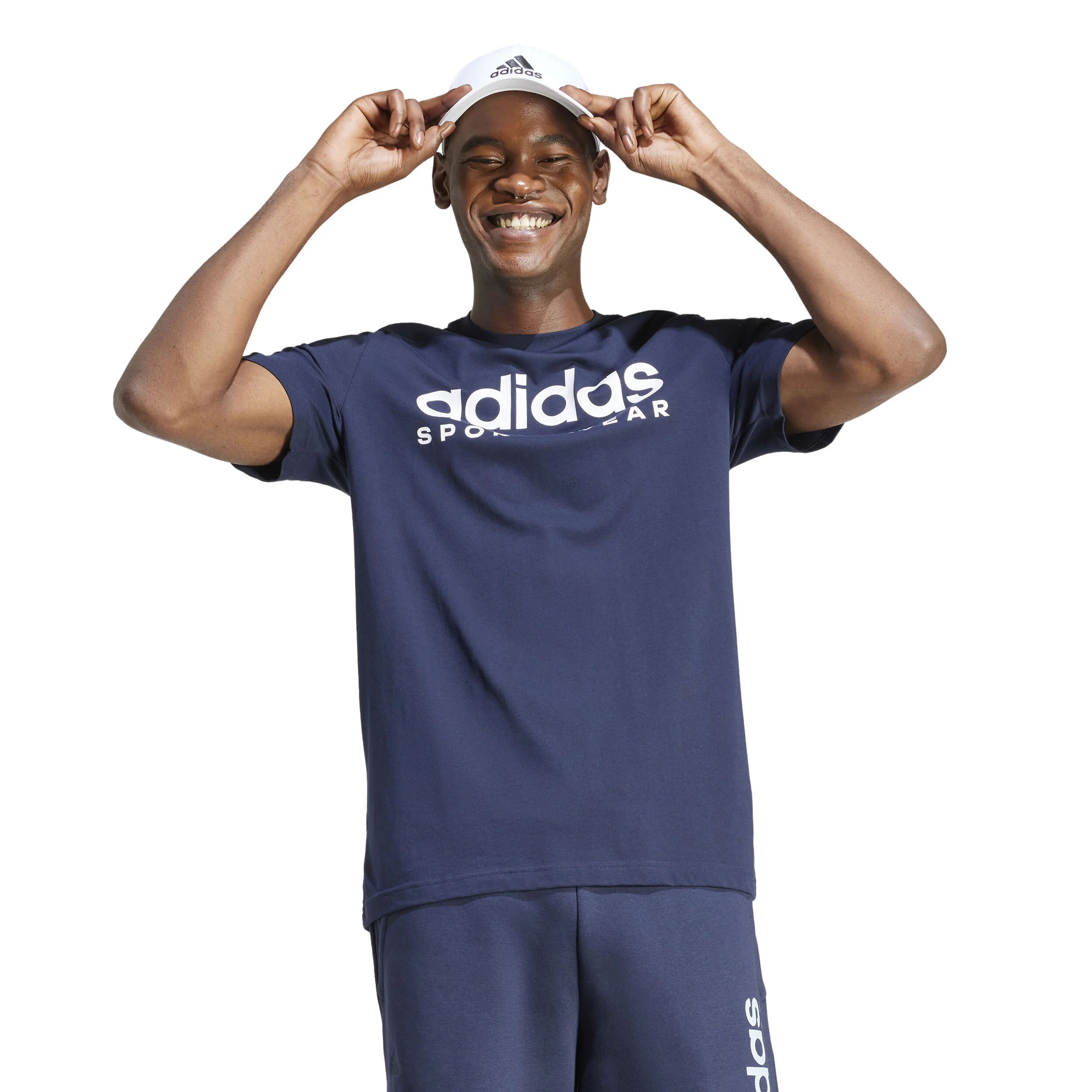 SPW T-Shirt Herren - Dunkelblau, Weiß