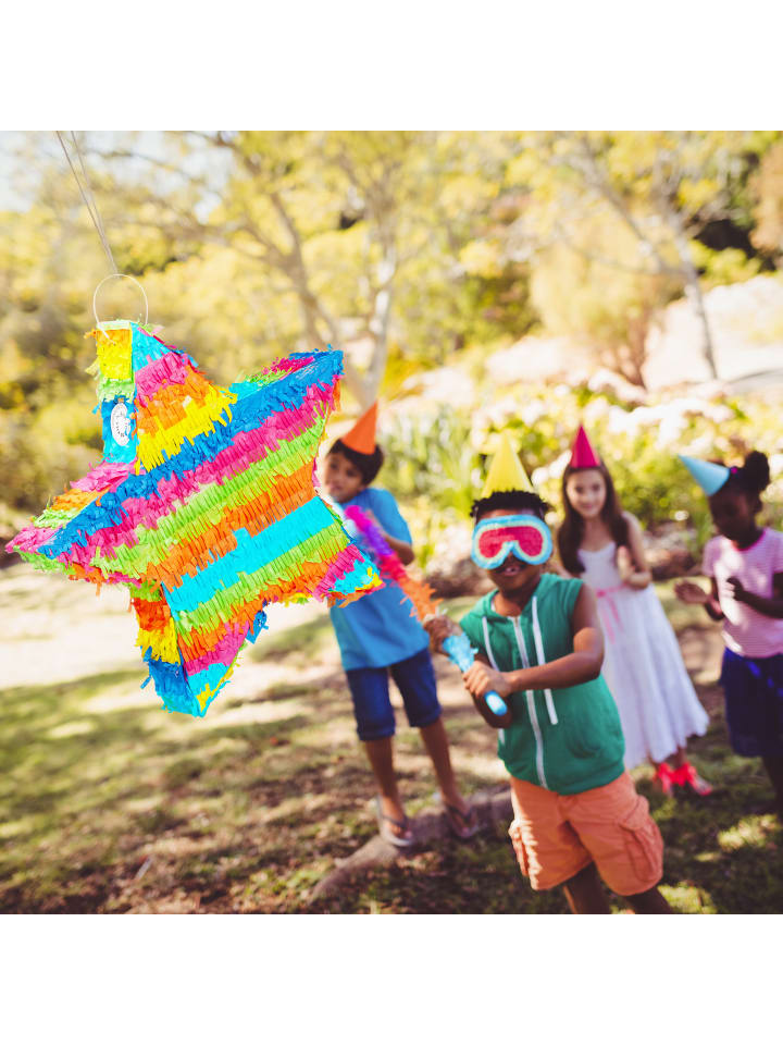 relaxdays Pinata Stern in Bunt günstig kaufen onesize